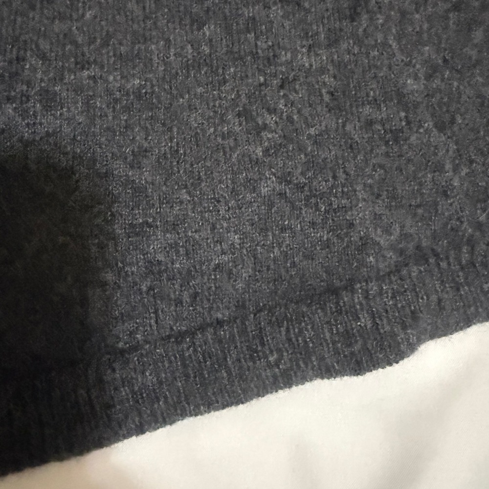 Antonio Melani 100% Cashmere Sweater Dress Gray Short Sleeve Fit Flare Small - Picture 5 of 12